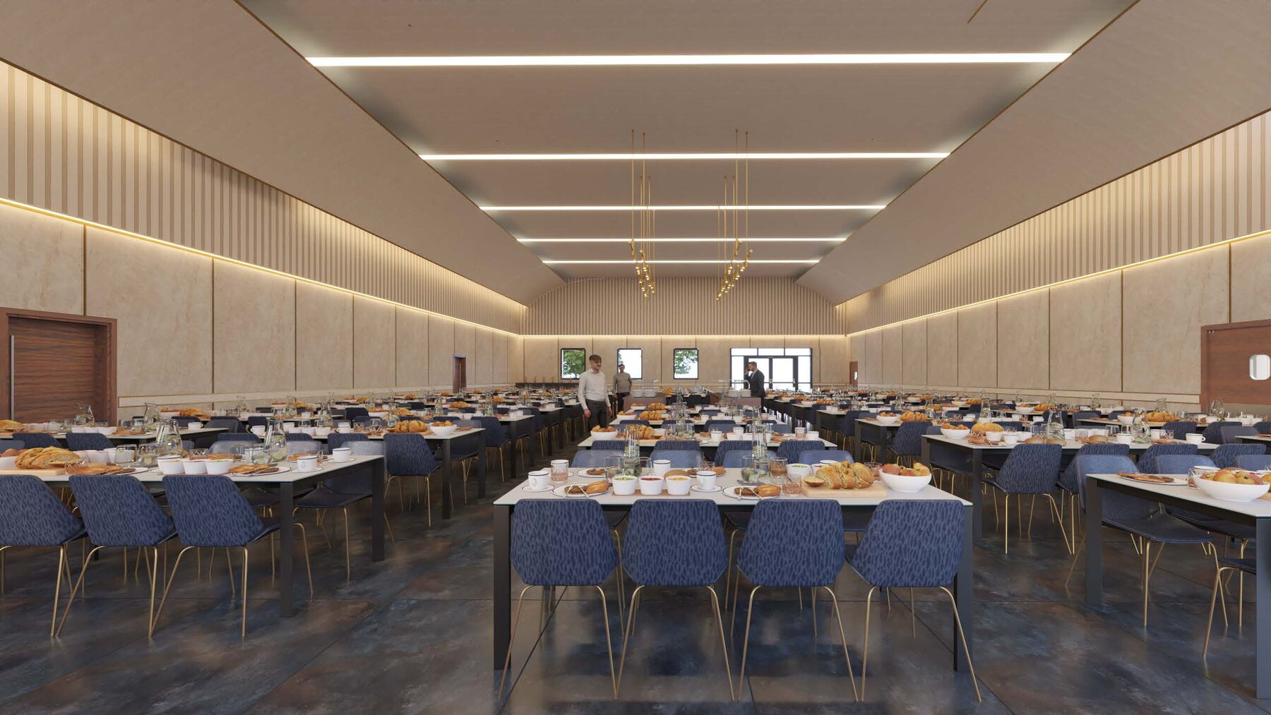 Rendering of the new dining room