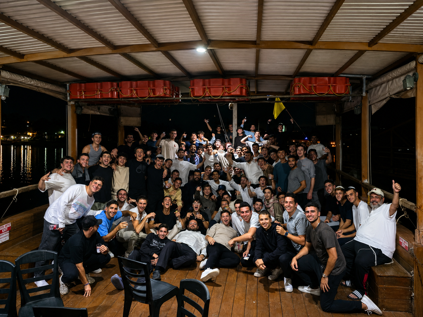 A moment from the year at Yeshivat Lev Aharon