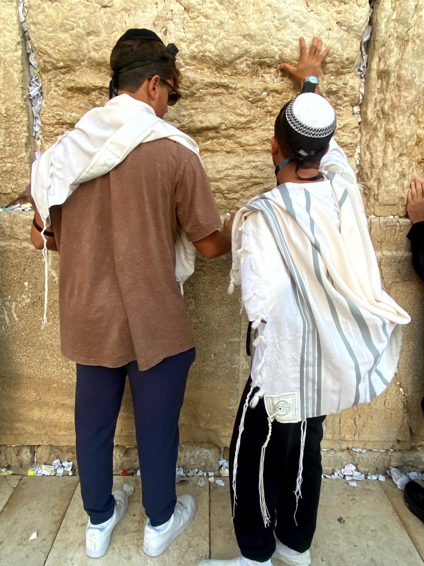 A moment from the year at Yeshivat Lev Aharon