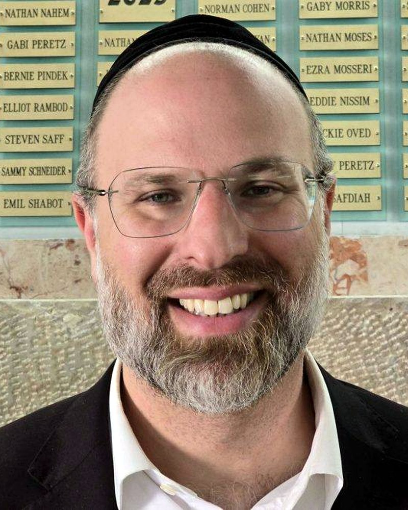 Rabbi Avraham Malka, First Seder Rabbi at Yeshivat Lev Aharon