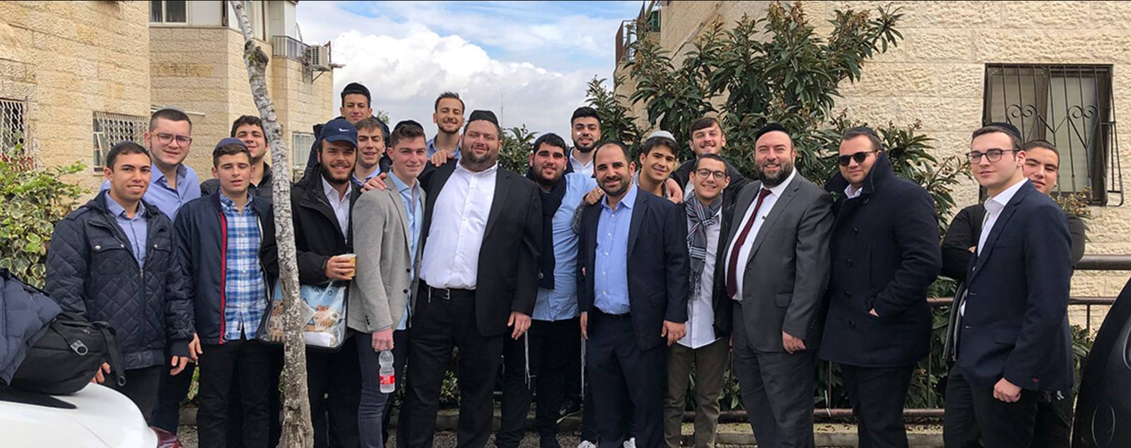 Yeshivat Lev Aharon students and rabbanim — yeshiva gallery photo