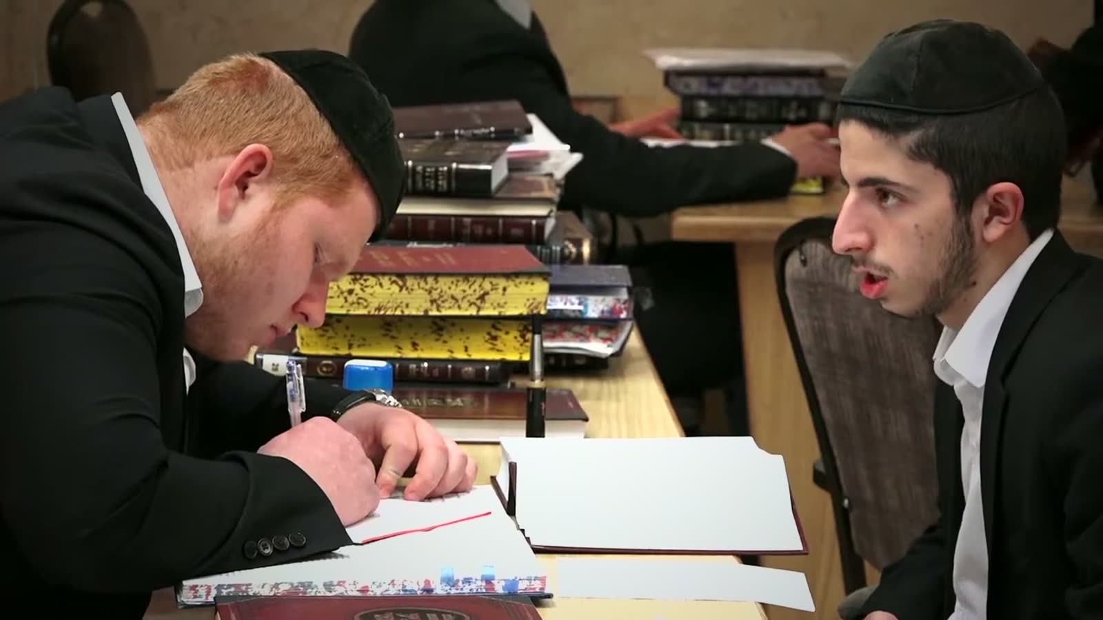 The Bet Midrash at Yeshivat Lev Aharon