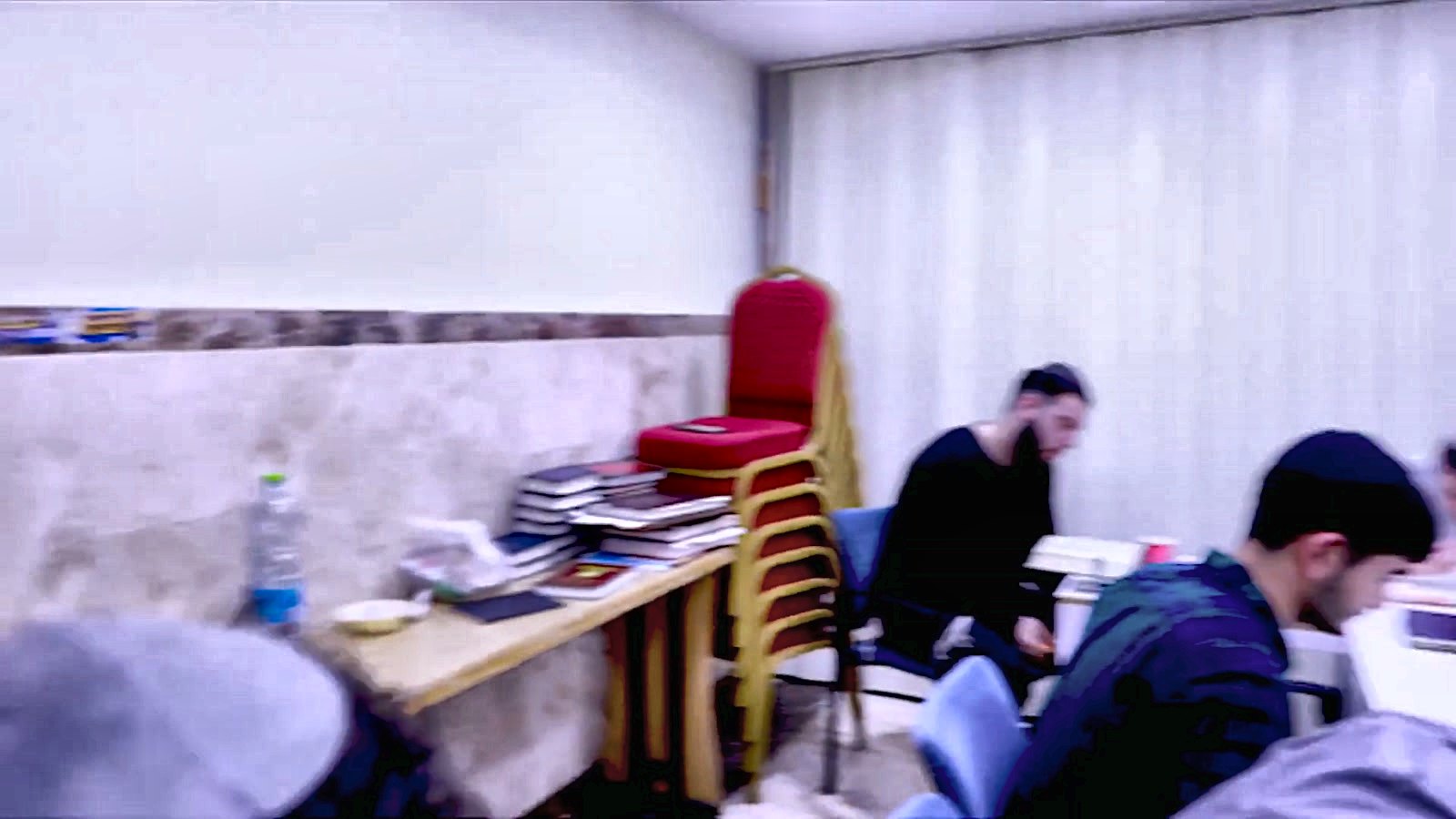 Talmidim learning together in a classroom